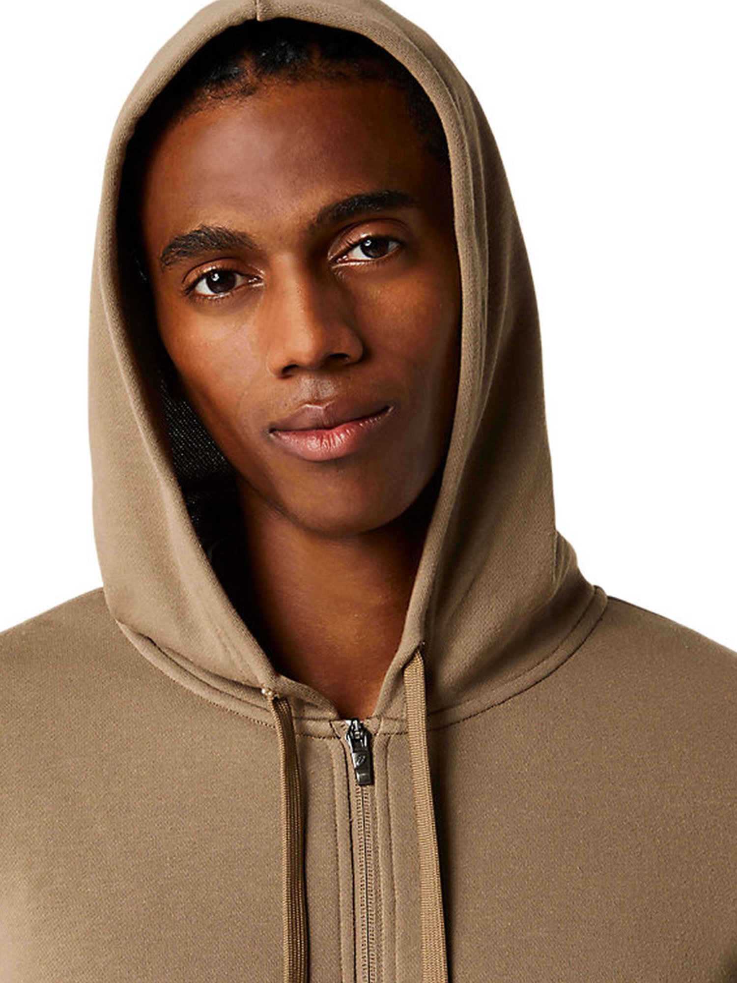 Asics Brown Regular Fit Sports Hoodie