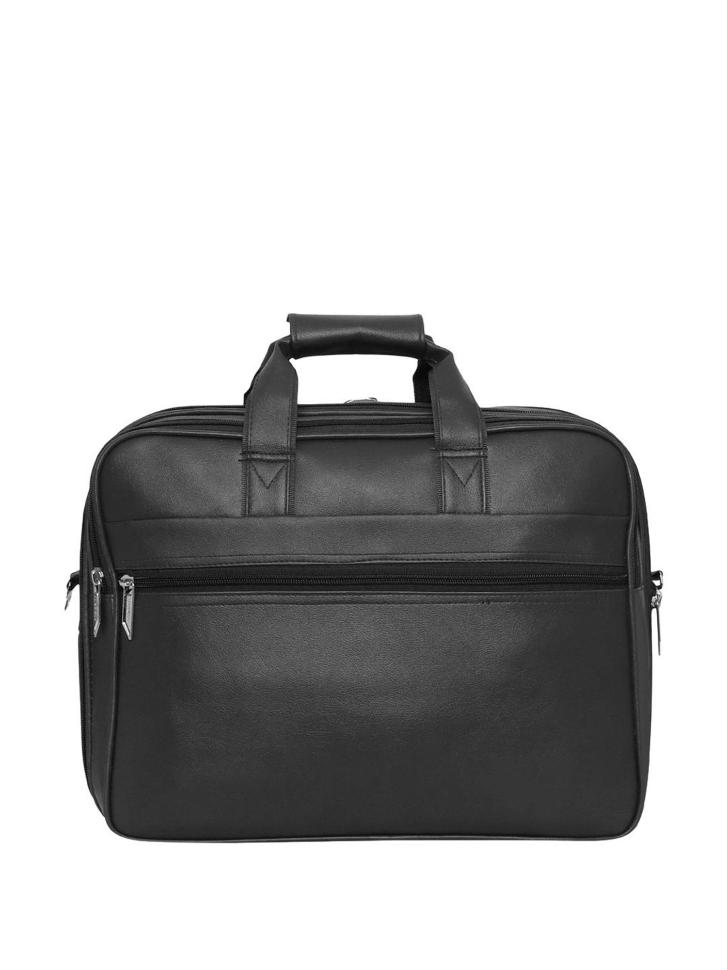 Priority Black Synthetic Large Messenger Bag