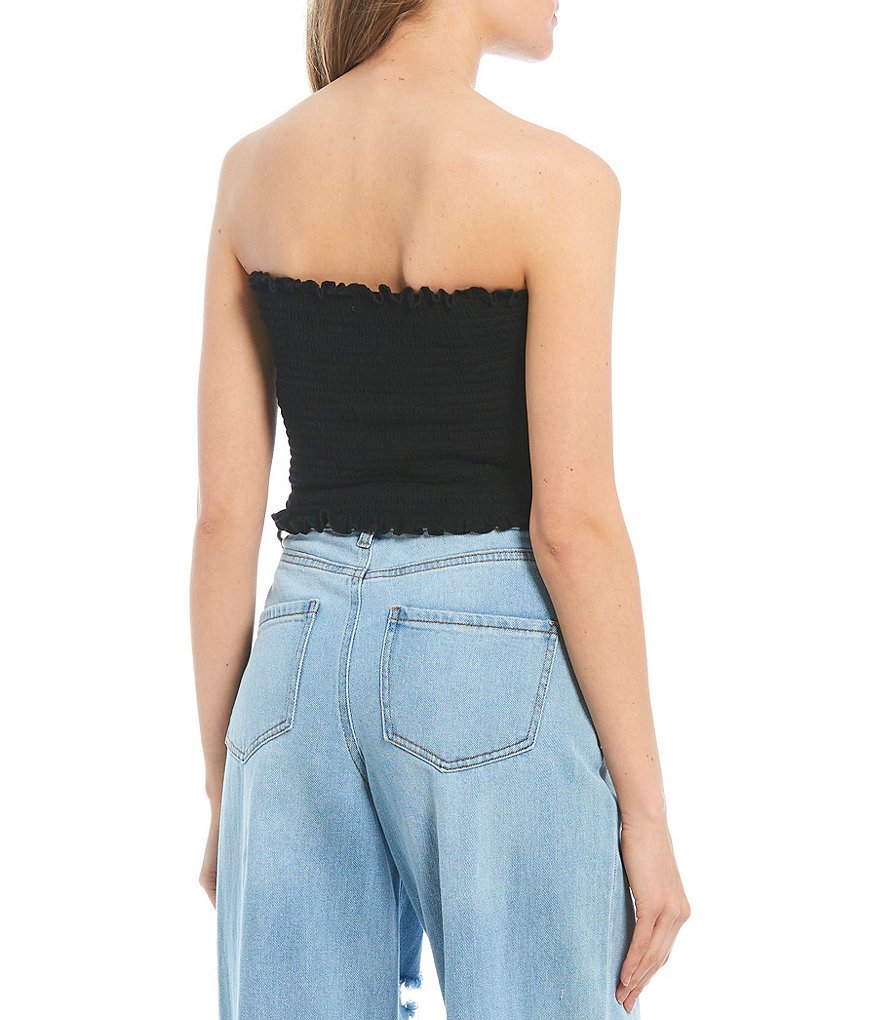 June & Hudson Floral Asymmetrical Button Front Tank Top