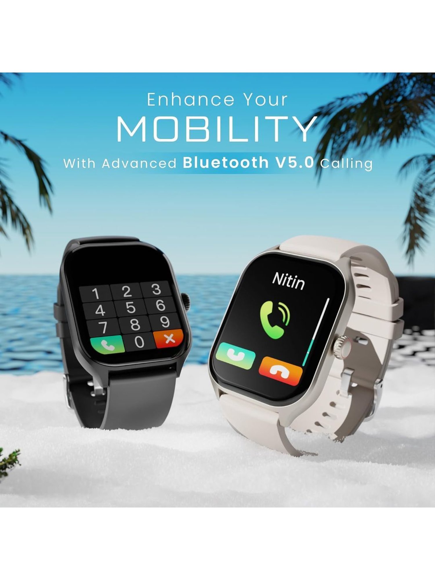 I Kall W1 Smartwatch (Black)