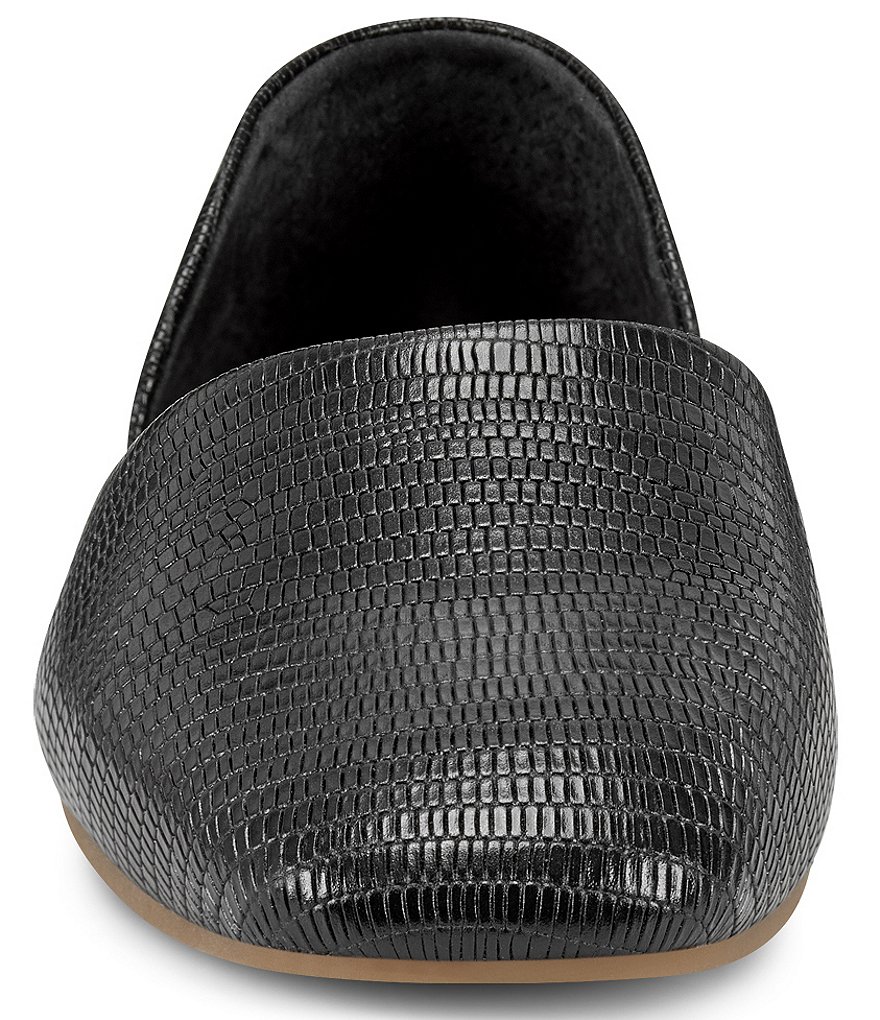 Lucky Brand Drowe Lizard Print Leather Flats