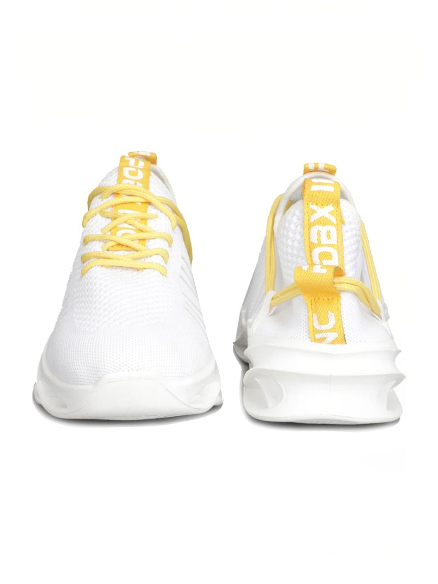 Rapid Box Men's White Running Shoes