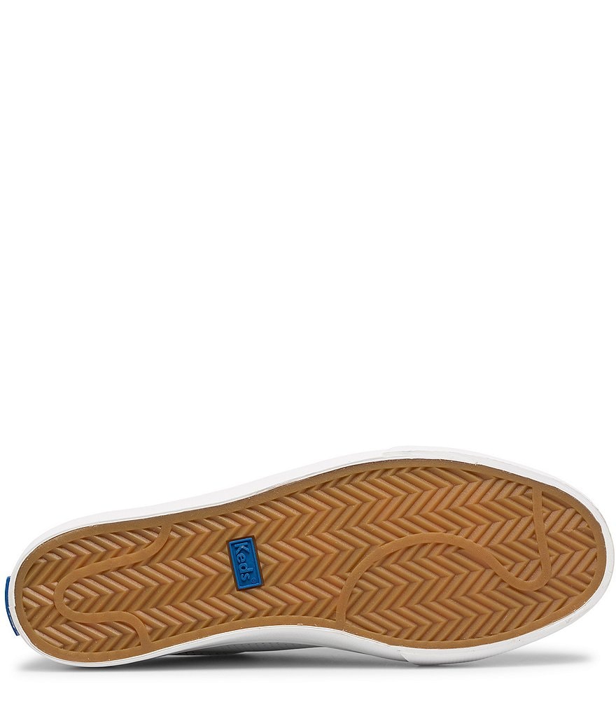 Keds Jump Kick Perforated Leather Sneakers Lace-Up