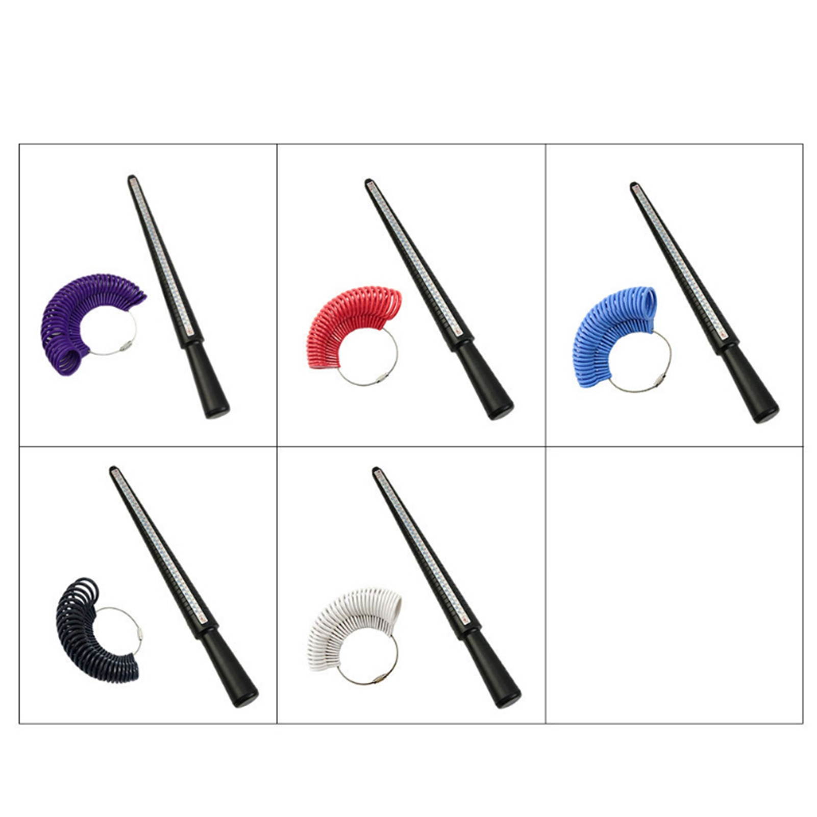 Lastics Ring Stick Multiple Countries Universal Mixed Type Ring Size Measure Tool