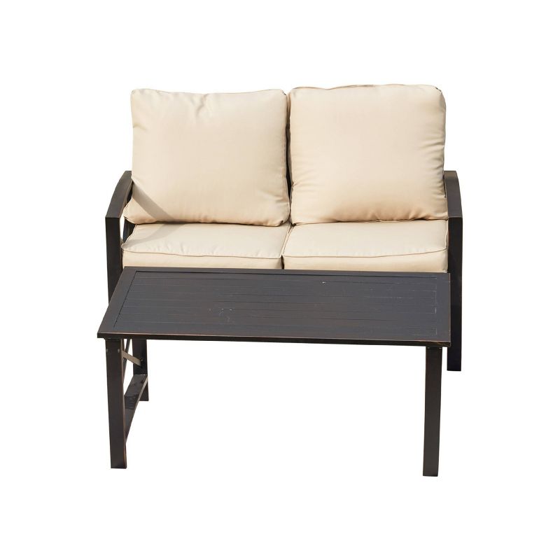 3pc Loveseat Patio Seating Set - Patio Festival