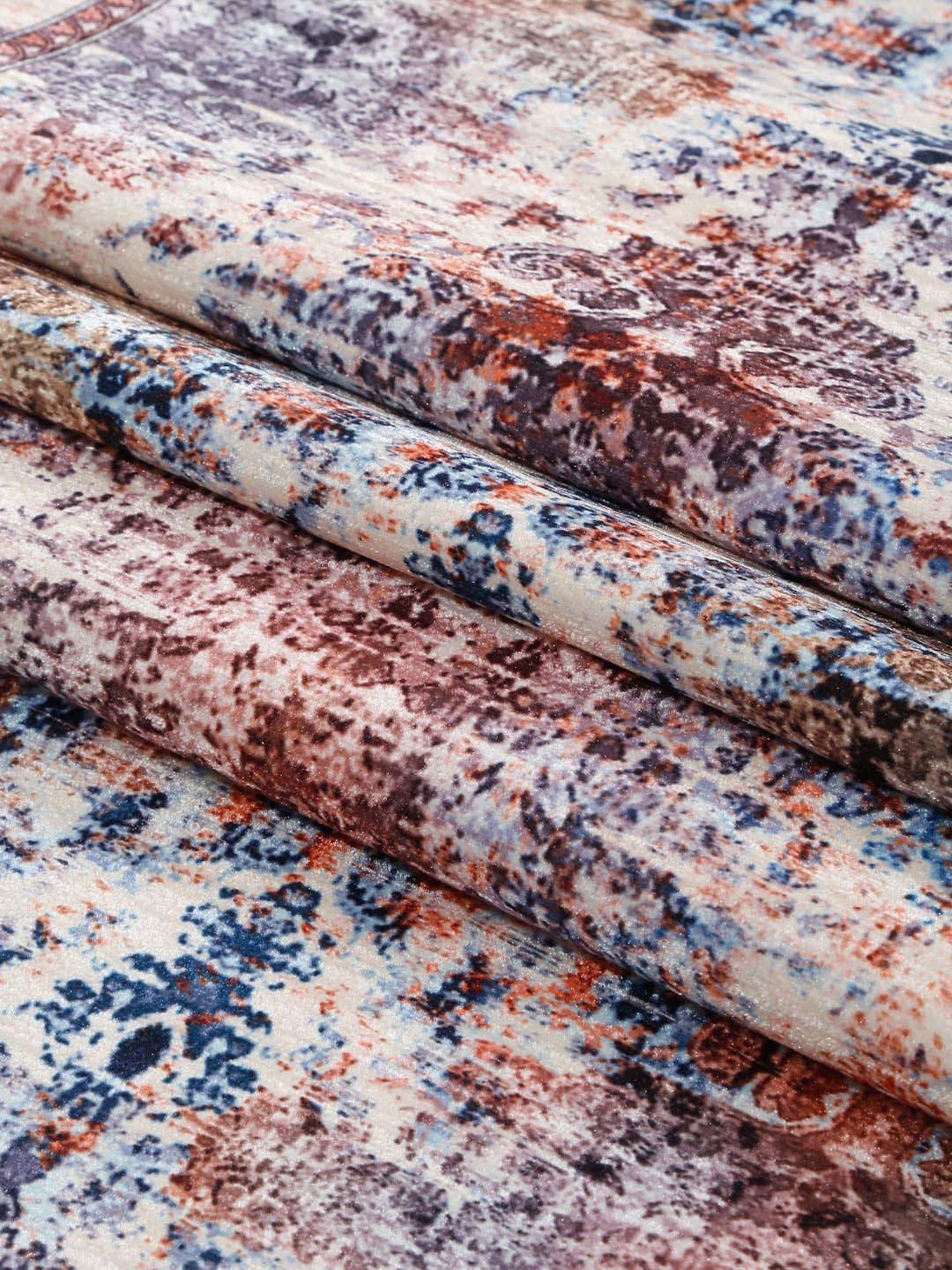 HOSTA HOMES Multicolor Polyester 6-Seater Digitally Printed Dining Table Runner