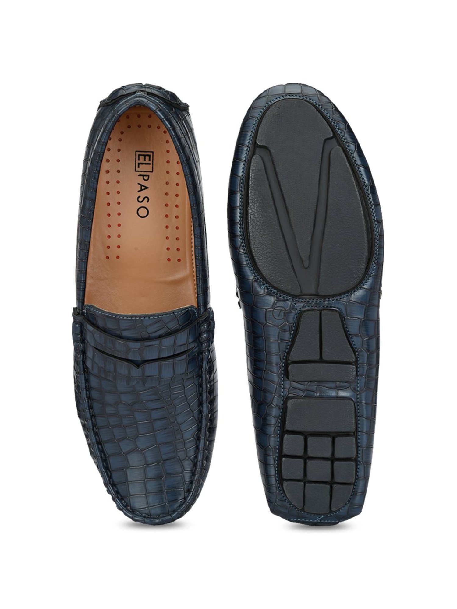 El Paso Navy Casual Loafers