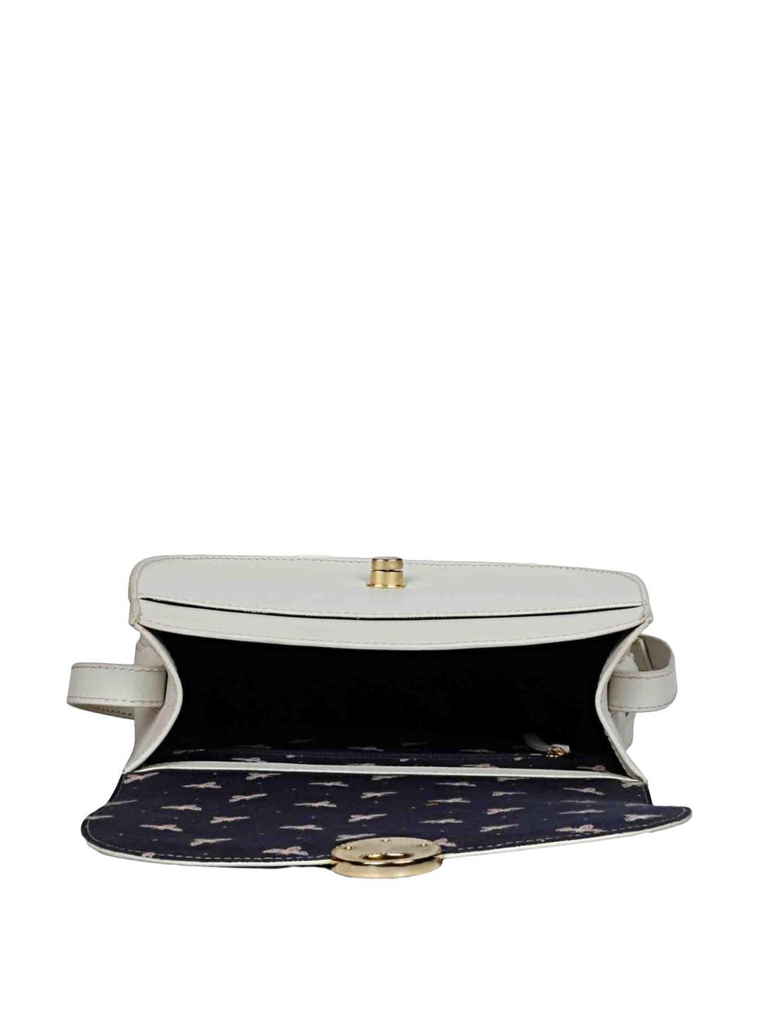 Favore Off White Solid Small Sling Handbag