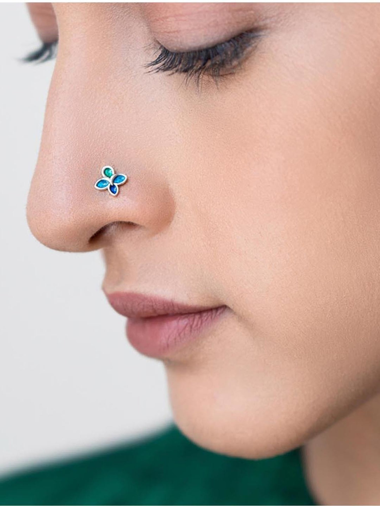 March by FableStreet 92.5 Sterling Silver Classic Nose Ring