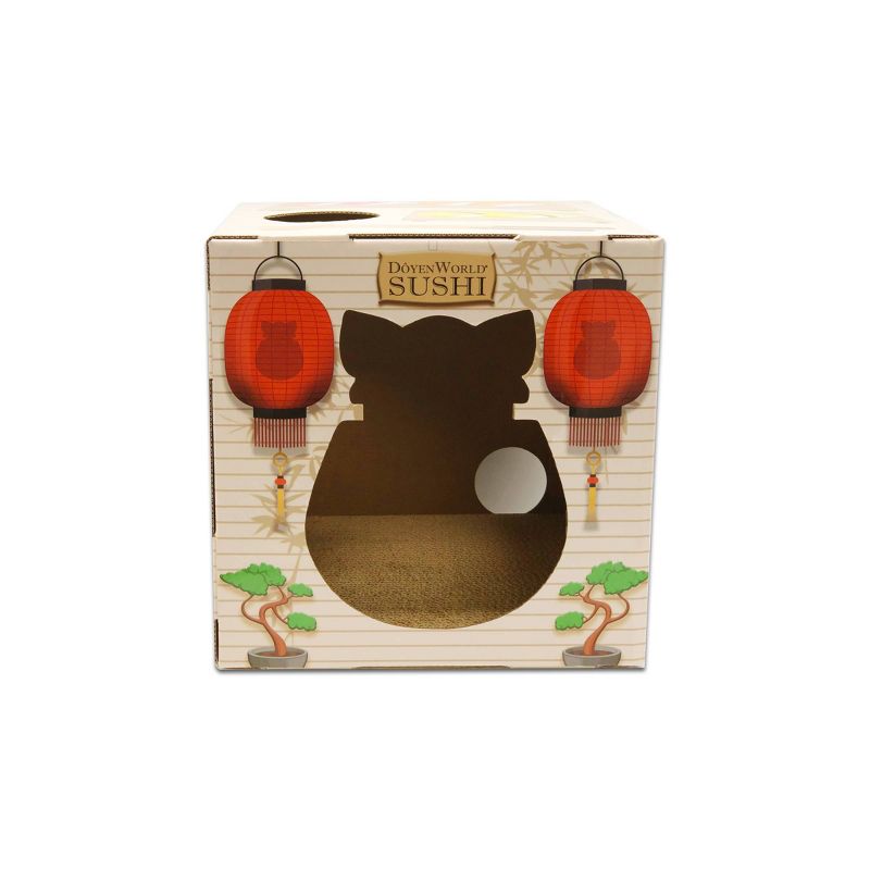 DoyenWorld Sushi Funbox with Cat Scratcher Board