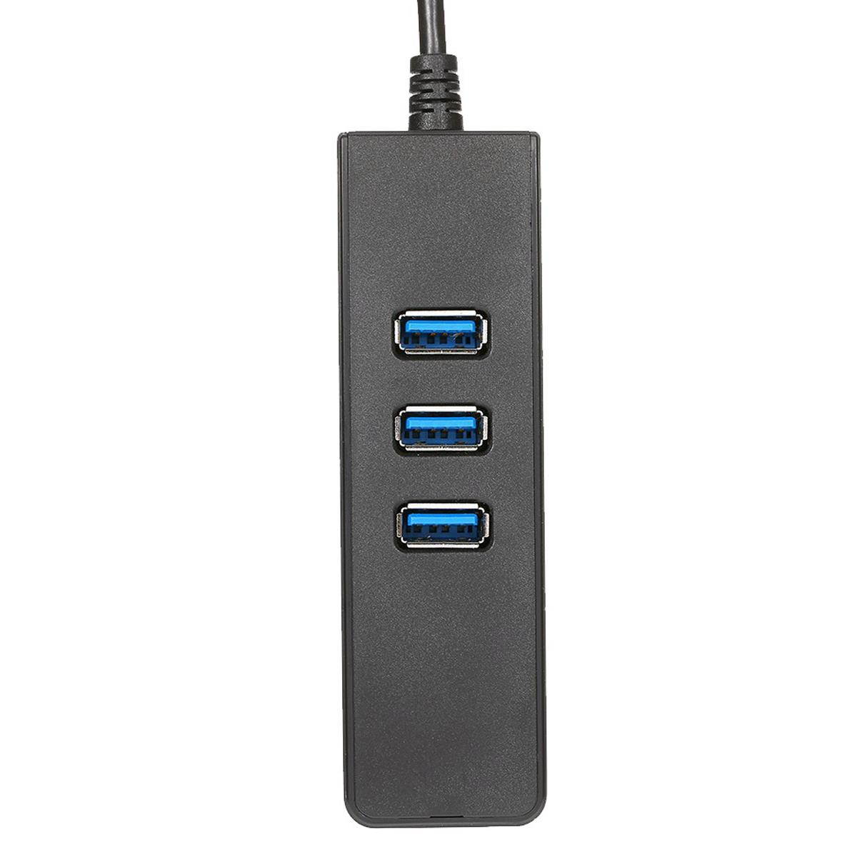 axGear USB-C 3.1 to USB 3.0 HUB 3 Port Gigabit Network Card Ethernet Lan Adapter Type C