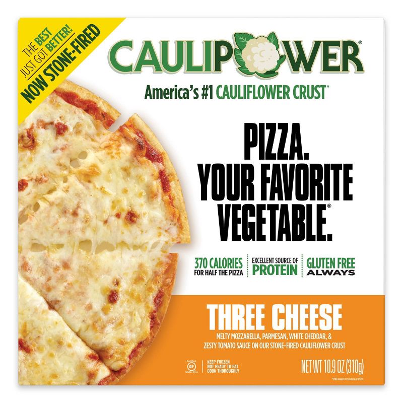 CAULIPOWER Three Cheese Cauliflower Crust Frozen Pizza - 10.9oz