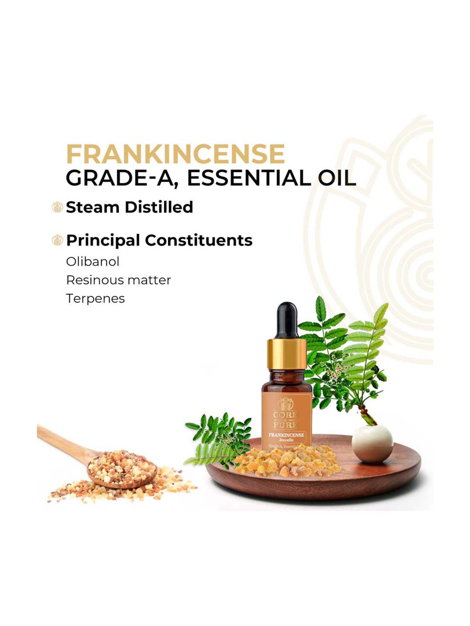 CORE & PURE Frankincense Essential Oil - 12 ml