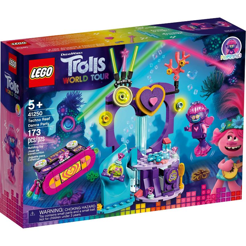 LEGO Trolls World Tour Techno Reef Dance Party Building Kit 41250