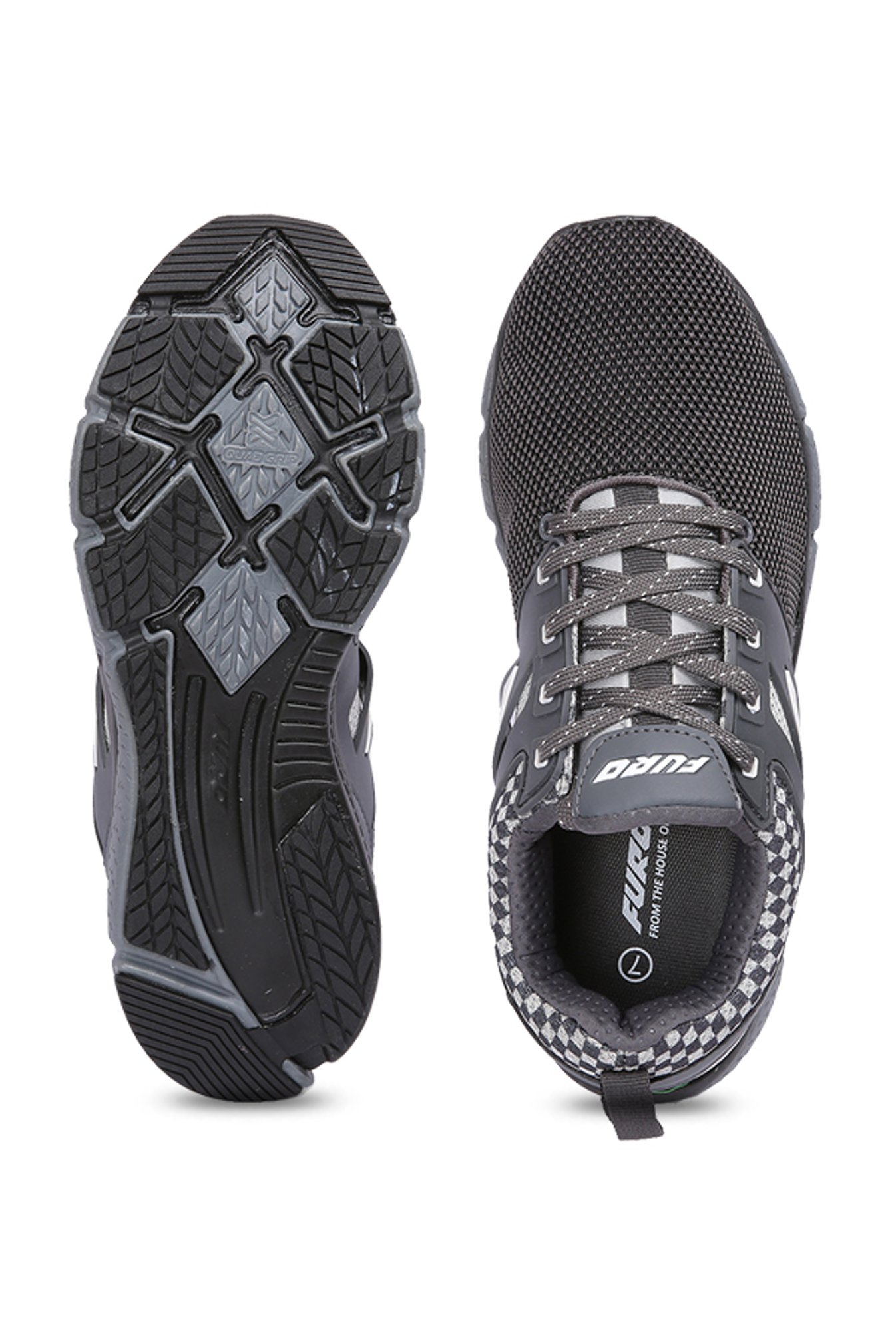 Furo by Red Chief Men's Dark Grey Running Shoes