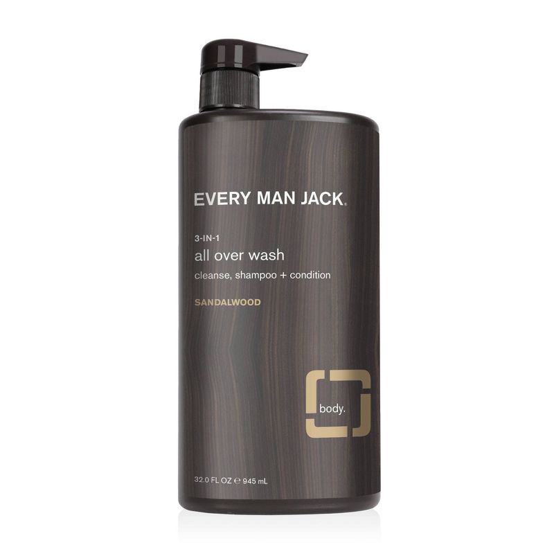 Every Man Jack Sandalwood 3-in-1 All Over Wash - 32 fl oz