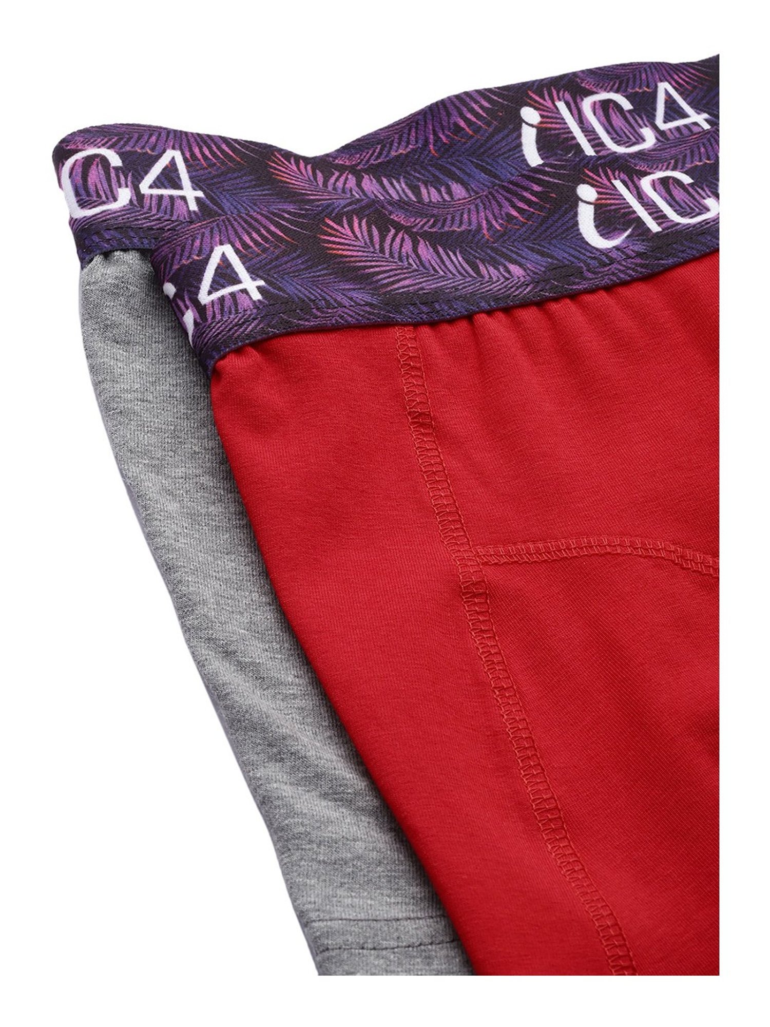 IC4 Red & Grey Trunks - Pack of 2