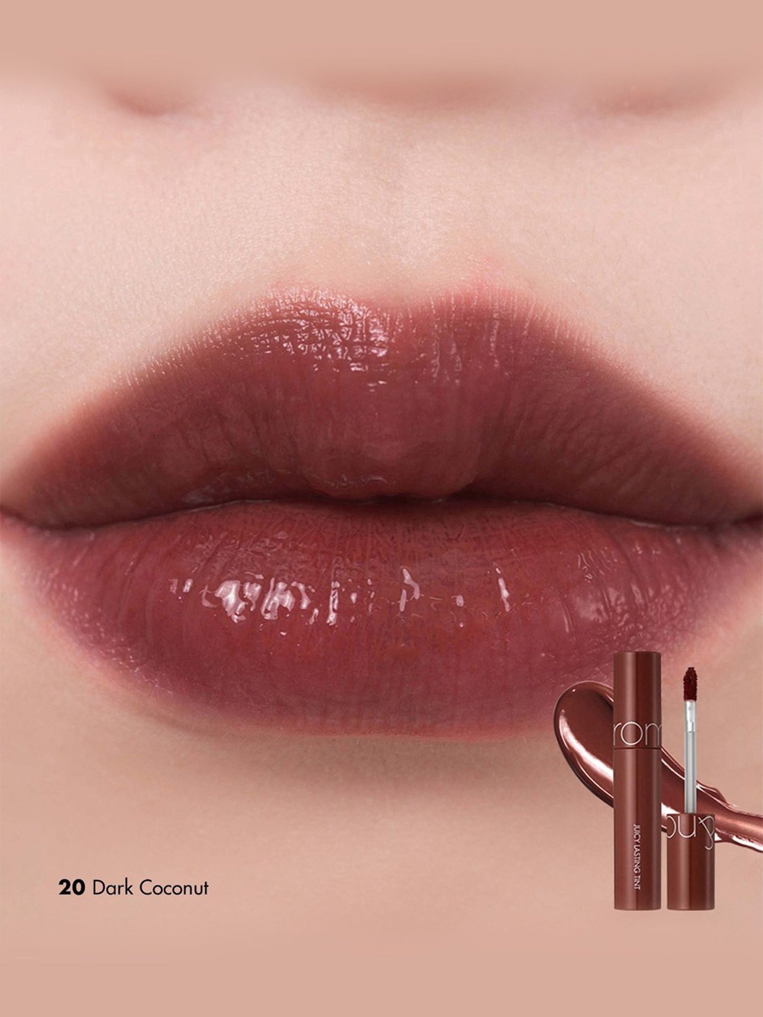 Rom&nd Juicy Lasting Tint 20 Dark Coconut - 5.5 gm