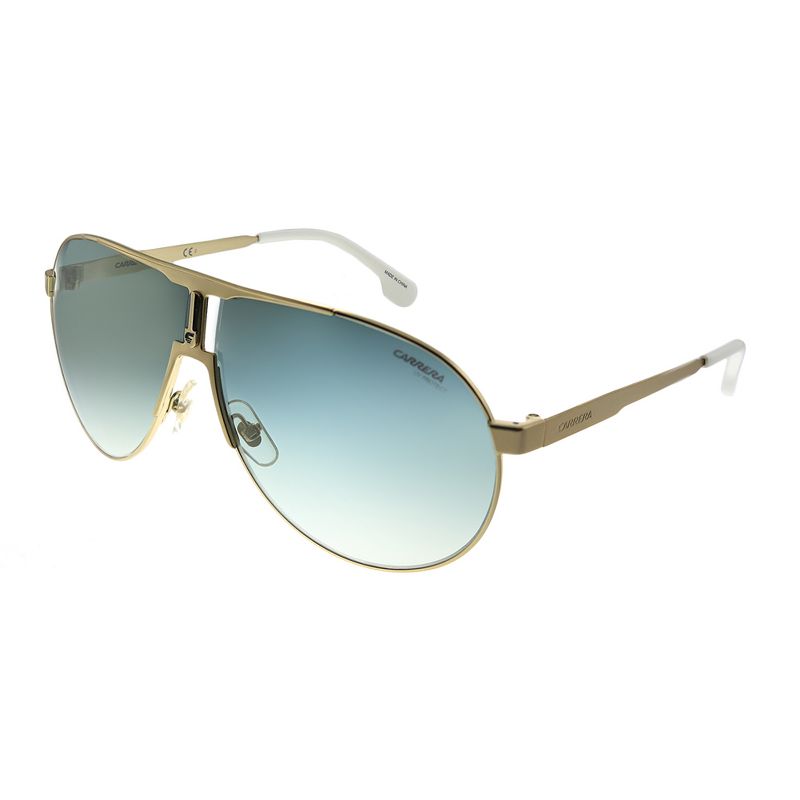 Carrera  J5G EZ Unisex Aviator Sunglasses Gold 66mm