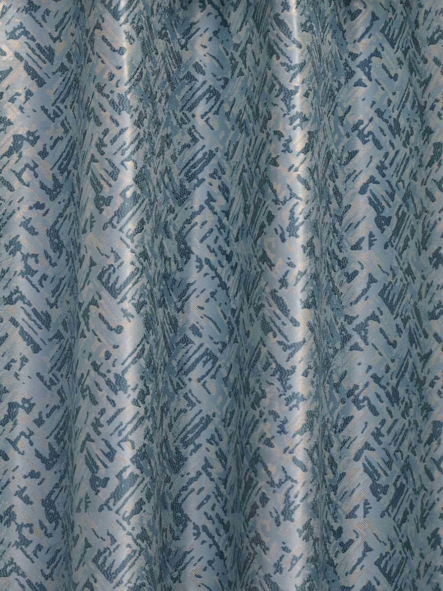 Ariana Chippy Blue Polyester 5ft Window Eyelet Curtain