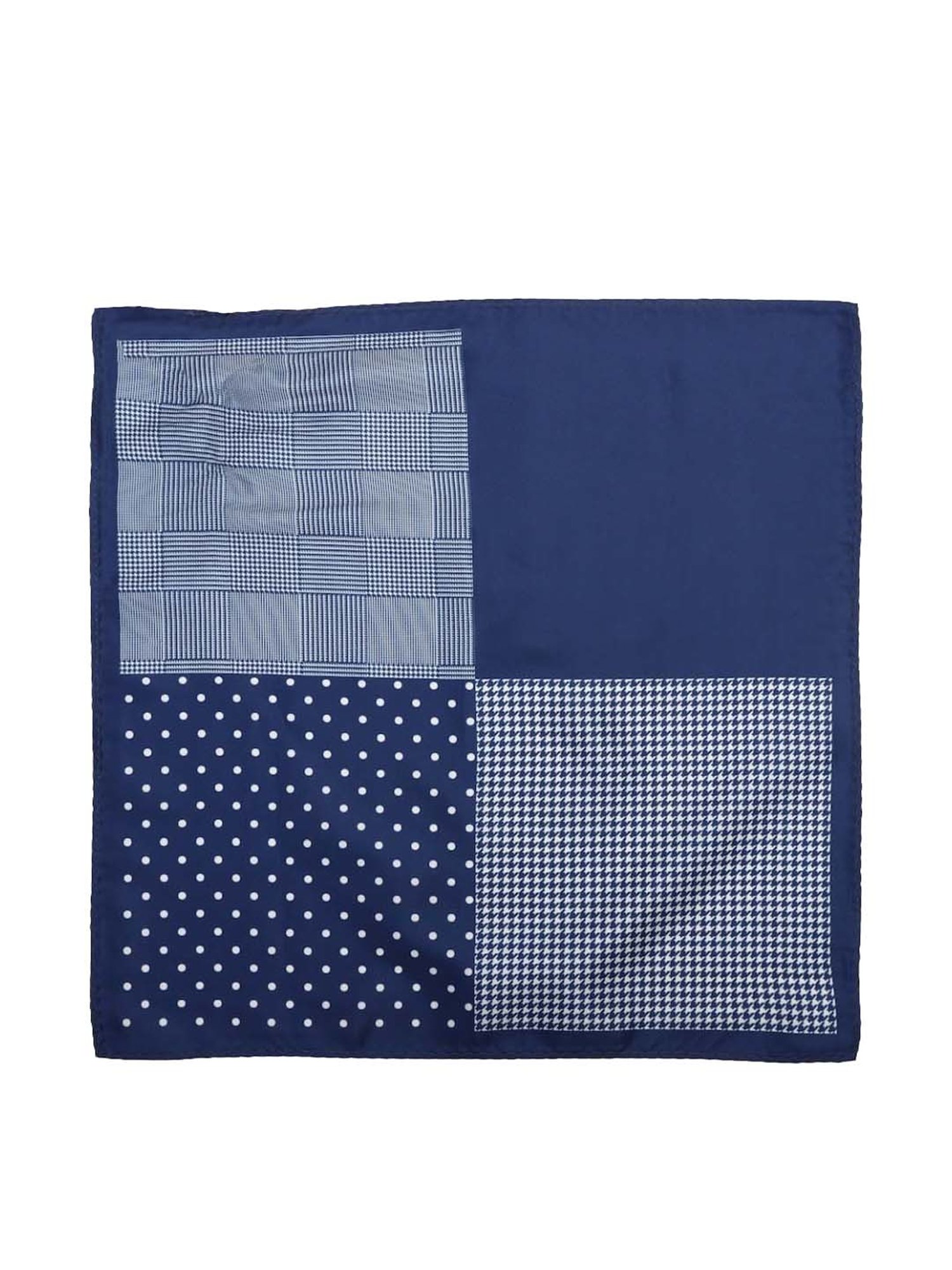 Van Heusen Green Printed Pocket Square