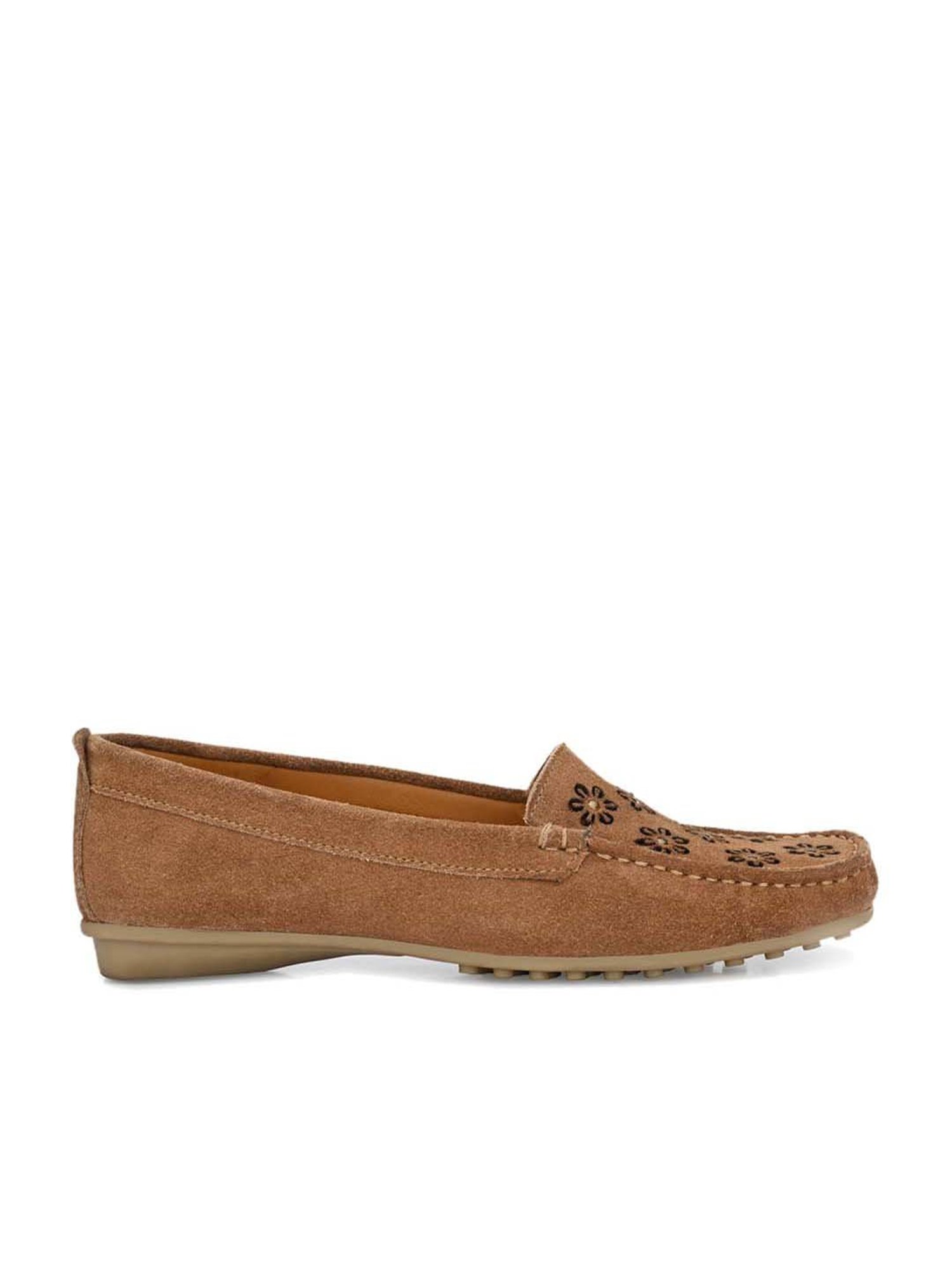 Carlo Romano Women's Tan Casual Loafers