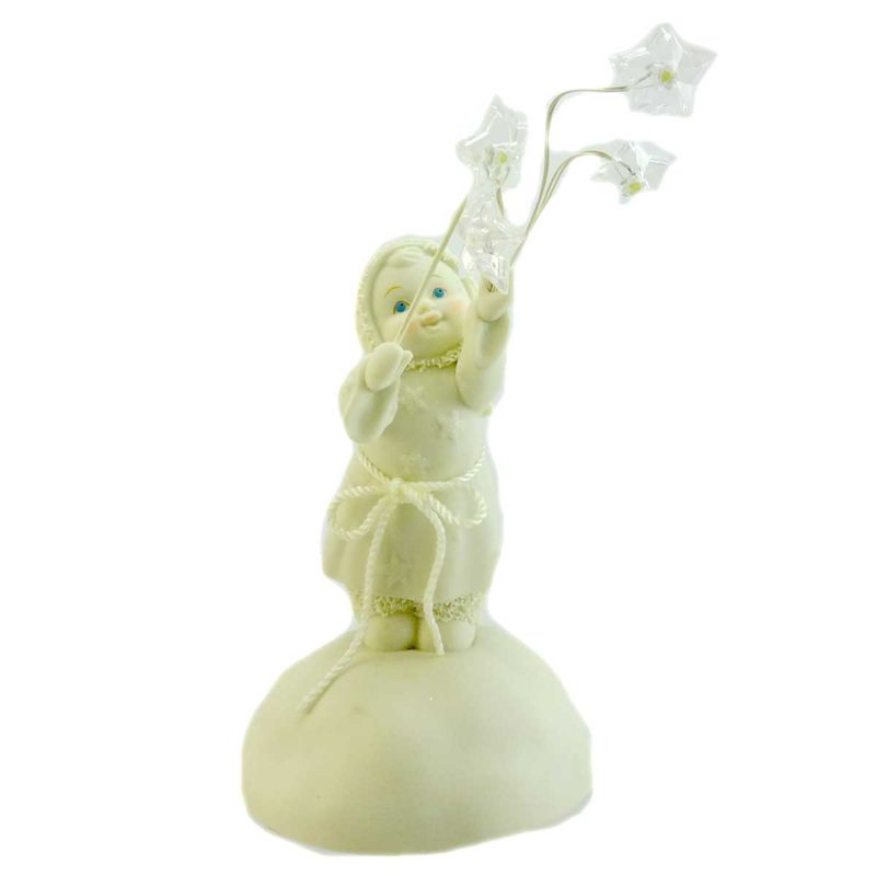 Dept 56 Snowbabies Magic's In The Air Christmas  Stars Lighted  -  Decorative Figurines