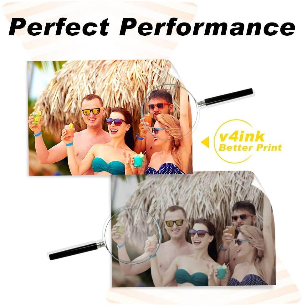 V4INK 4PK Compatible 410A Toner Cartridge Replacement for HP 410A 410X CF410A CF411A CF412A CF413A Toner Set for HP Color Laserjet Pro M452dn M452dw M452nw MFP M477fnw M477fdw M477fdn M377dw Printer