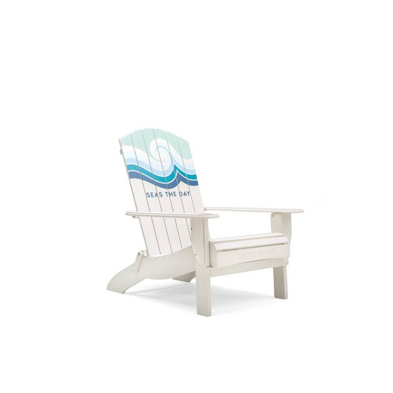 Adirondack Folding Chair Cream - Life is Good