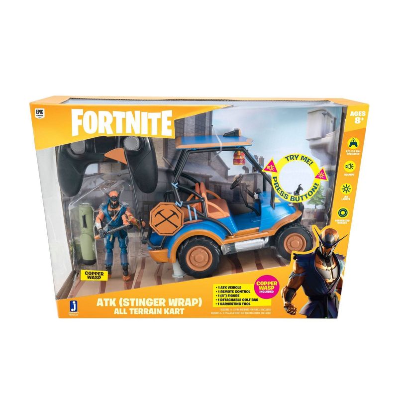 Fortnite Stinger Wrap ATK Deluxe Feature Vehicle - 10" All Terrain Vehicle with Remote Control