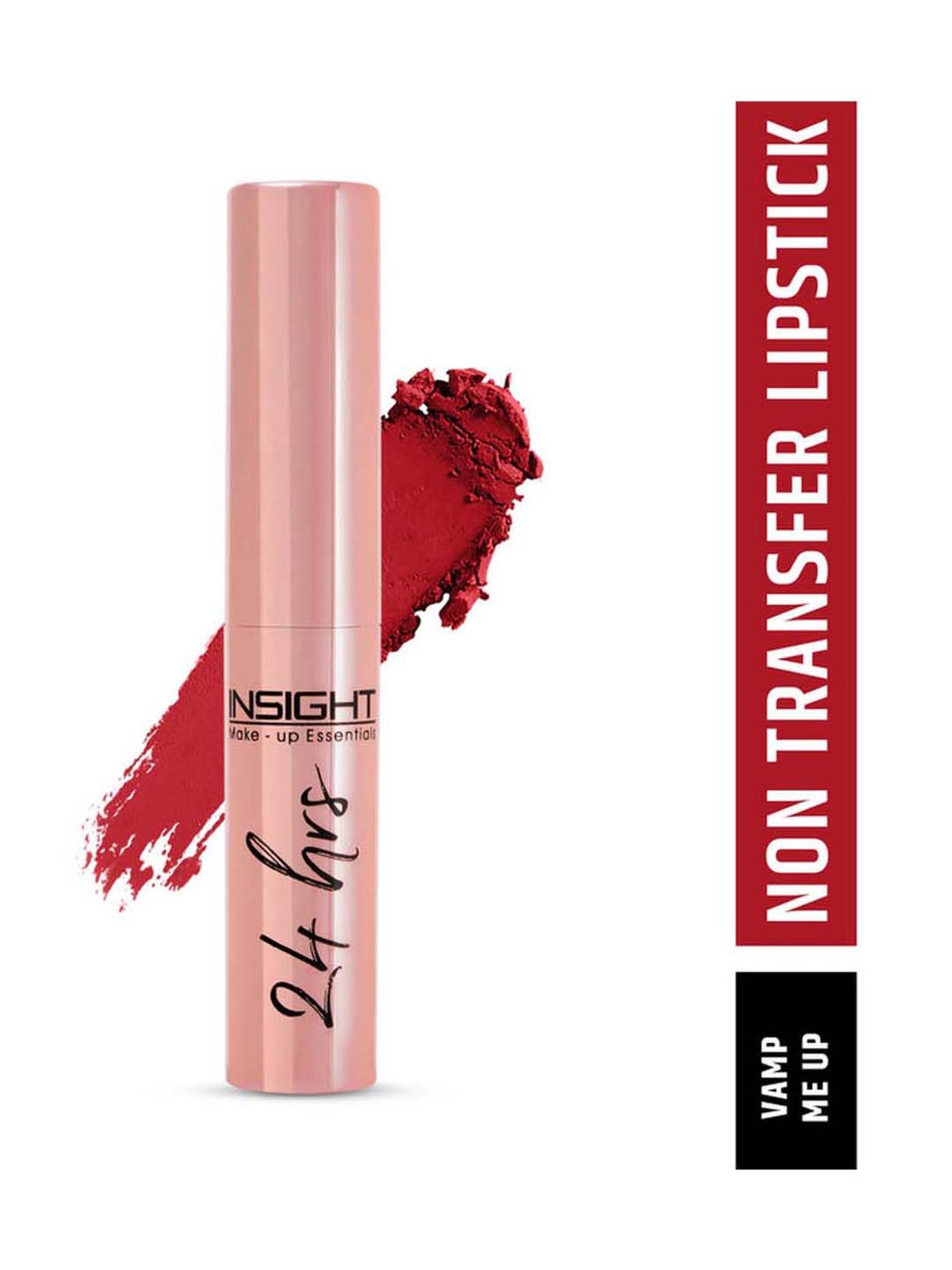 Insight Cosmetics 24 Hrs Non Transfer Matte Lipstick 1-Vamp Me Up - 3 gm