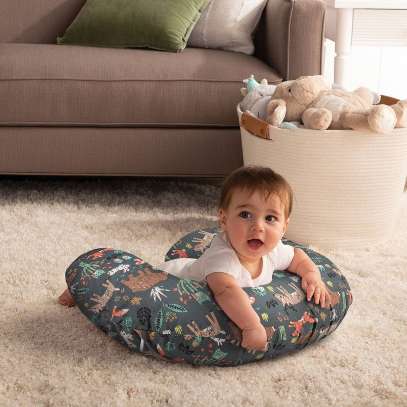 Boppy Original Feeding and Infant Support Pillow - Green Forest Animals