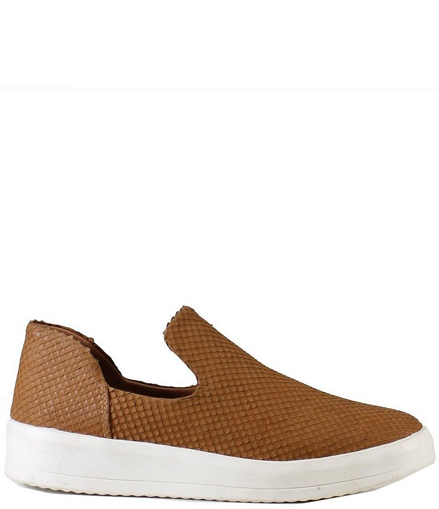 Diba True Youth Embossed Leather Slip-On Sneakers