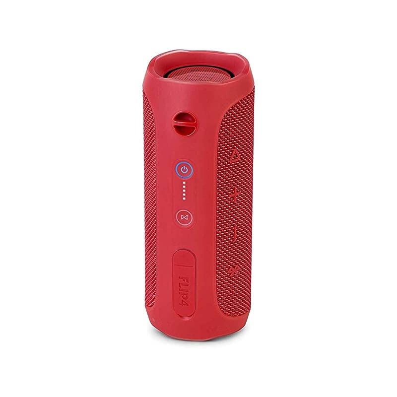 Flip 4 Portable Bluetooth Wireless Speaker Bundle with Anker PowerDrive 2 2Port USB Car Charger Red