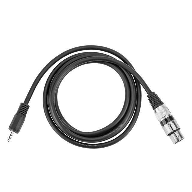 H&A 3-Pin XLR Female to 3.5mm Stereo Mini-Plug Cable 6' #XSM-FM-6