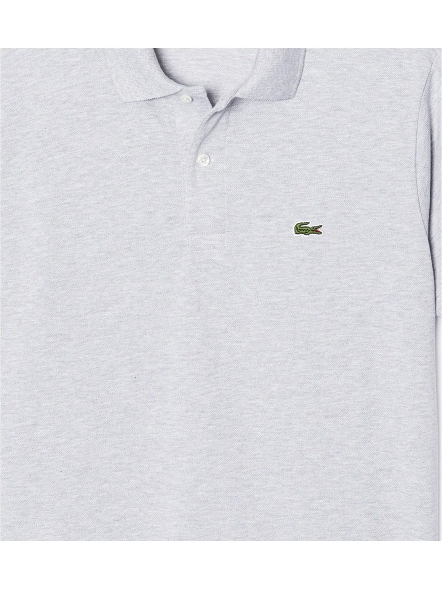 Lacoste Grey Marl Regular Fit Melange Marl L.12.12 Polo T-Shirt