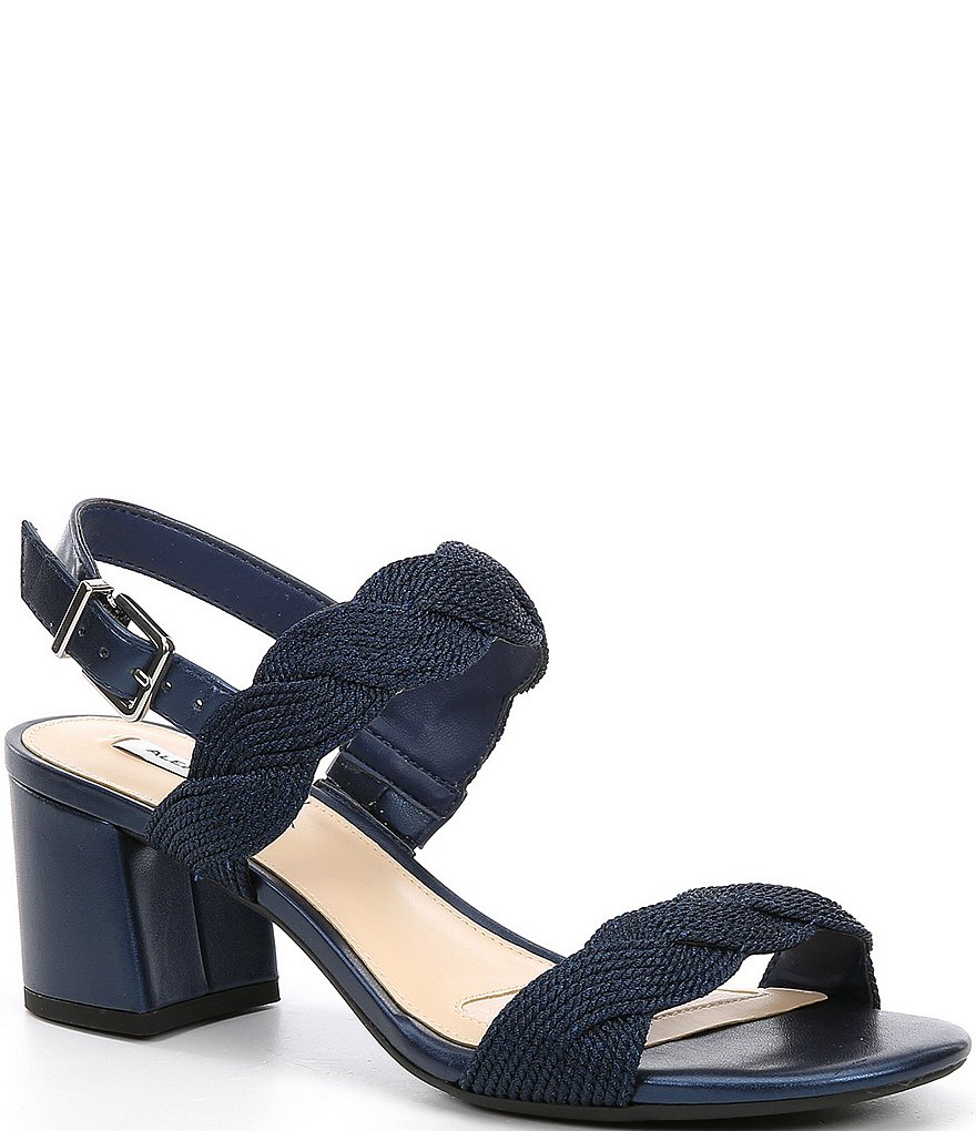 Alex Marie Devah Braided Rope Block Heel Sandals