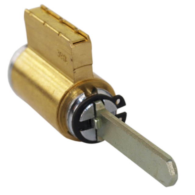 Ilco 15395AA-26D Satin Chrome US26D Solid Brass Replacement Key-In-Knob / Lever Cylinder Lock With Arrow AR1 Keyway