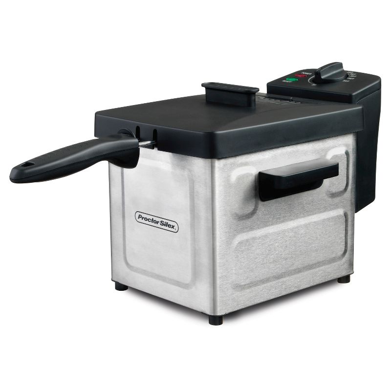 Proctor Silex 1.6qt Professional Deep Fryer - Stainless Steel 35041