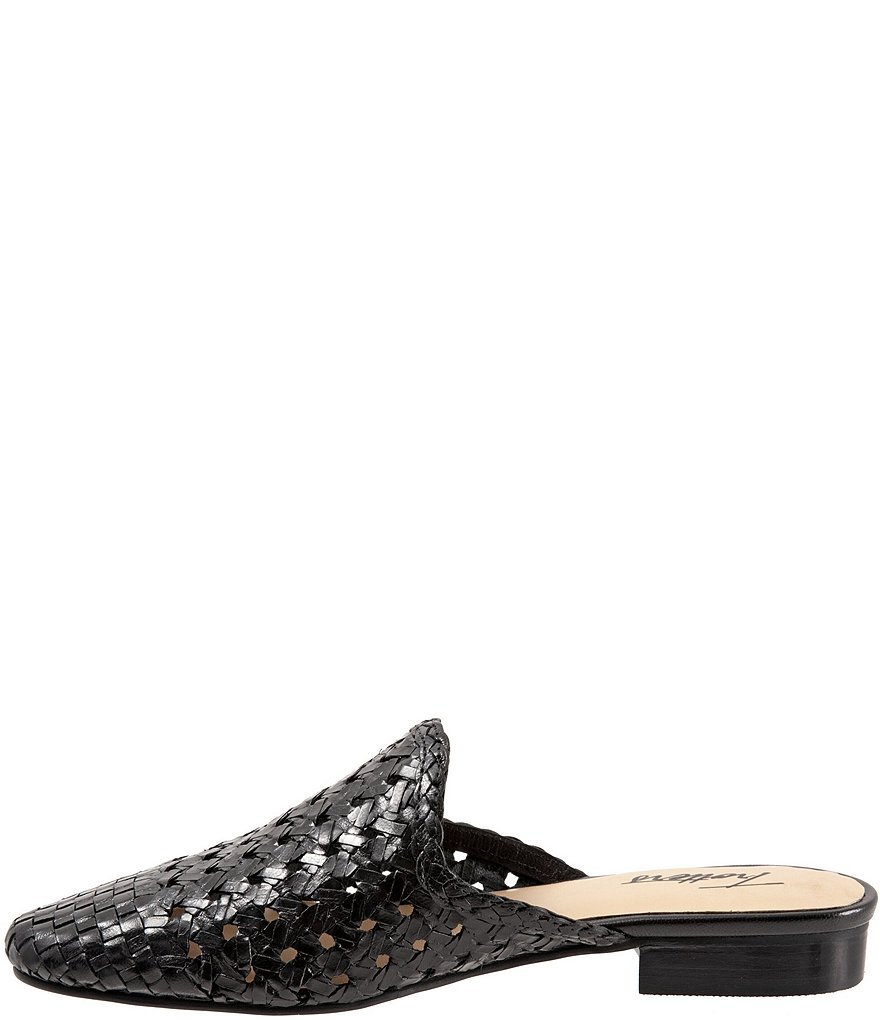 Trotters Leona Woven Leather Mules