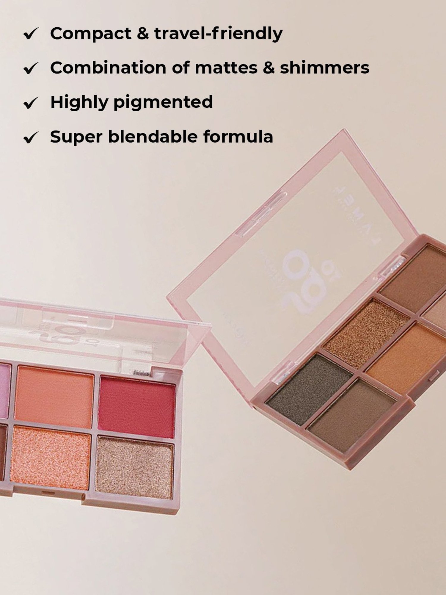 Lamel To Go Eyeshadow Palette 403 Cold Brown - 6 gm