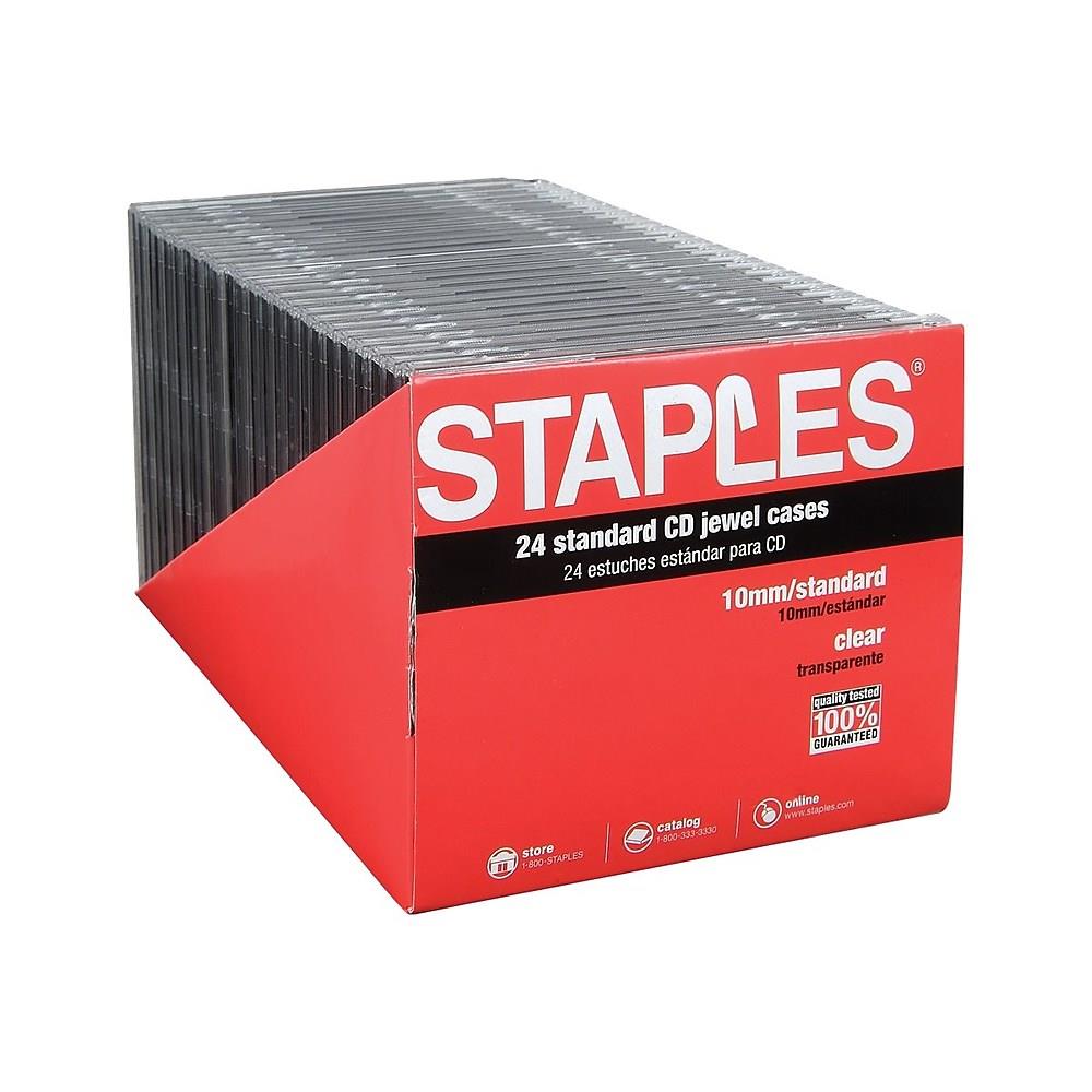 Staples 5mm Slim Jewel Cases 100/Pack 478455