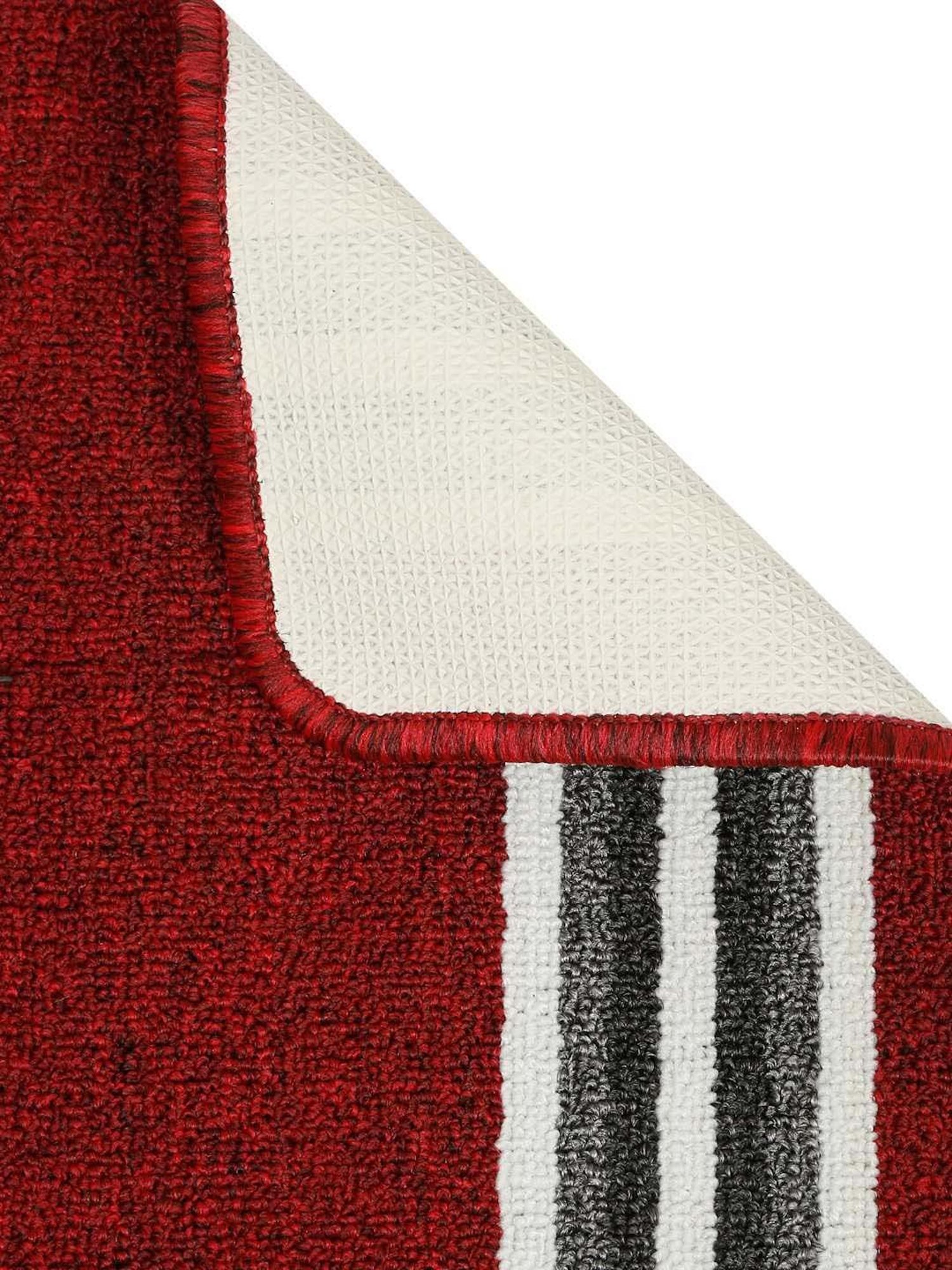 Saral Home Black Jute 1791 GSM Door Mat - Set of 1