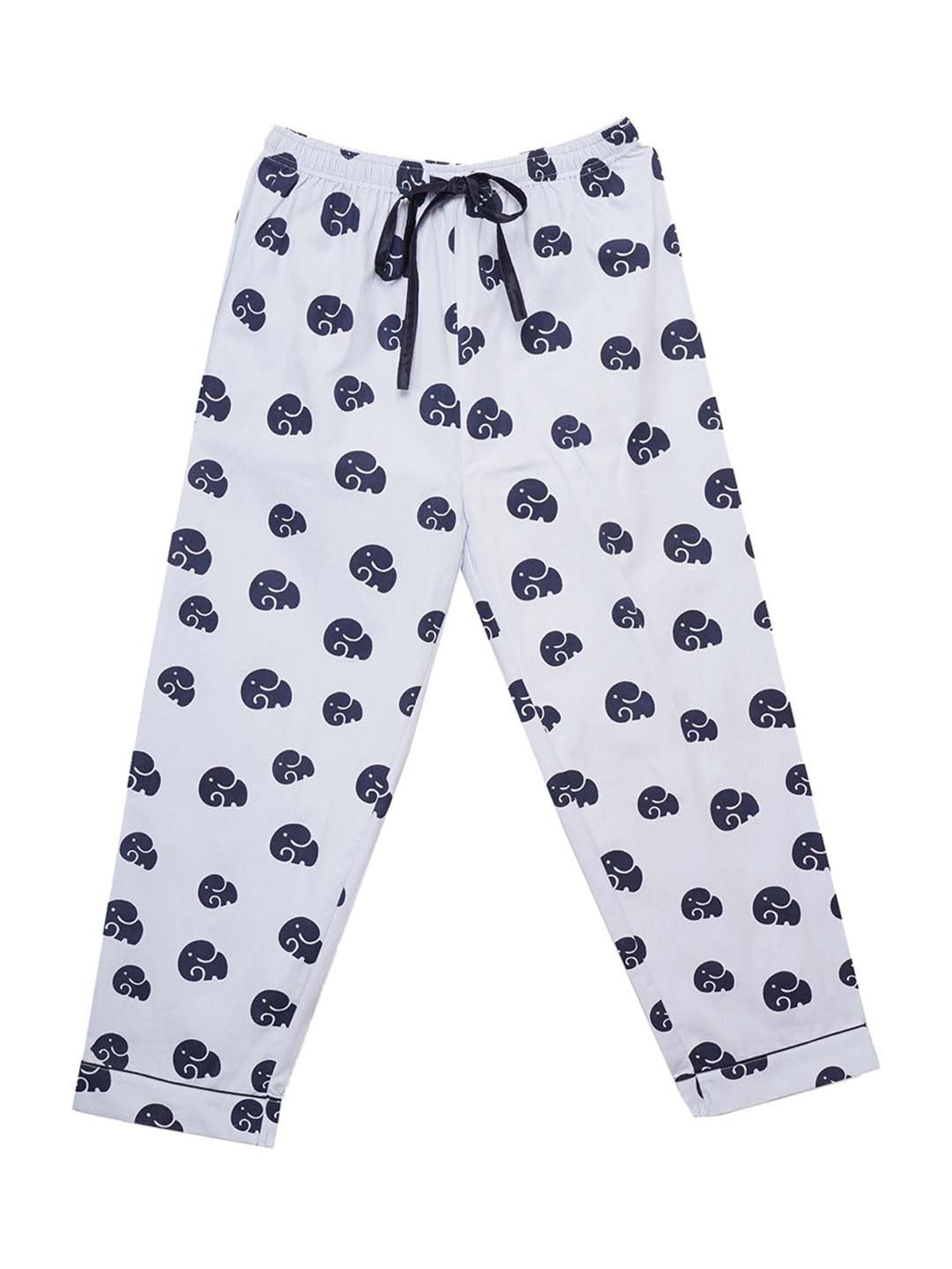 Fluffalump Boys Multicolor Cotton Printed Nightwear Top & Pants Set