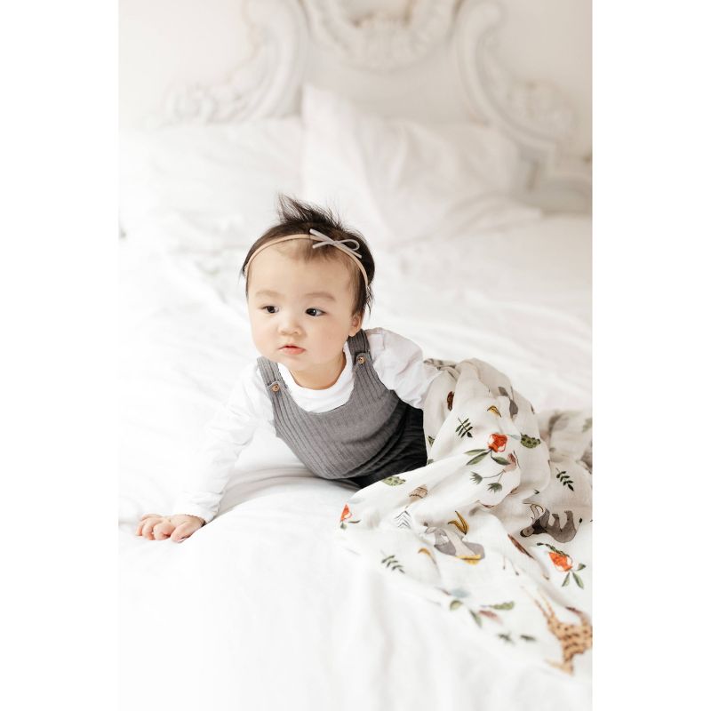 Little Unicorn Deluxe Muslin Swaddle - Safari Social 2pk