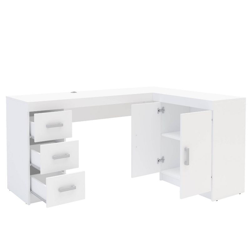 Mayne Corner Desk White - Chique