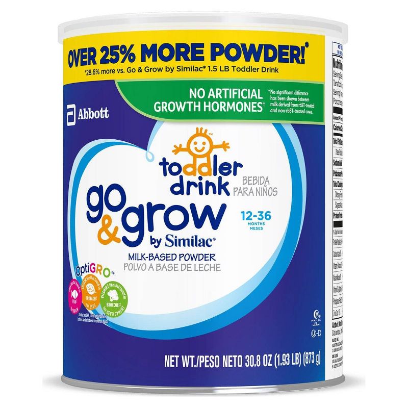 Go & Grow by Similac Toddler Drink Powder - 61.6oz Total