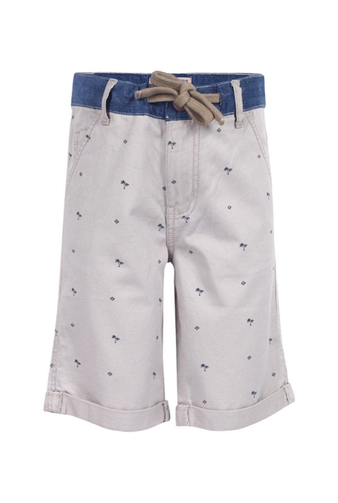 Superyoung Boys Off White Printed Bermuda