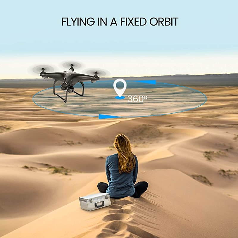 D58, FPV Drone with 2K Camera, 5G WiFi HD Live Video, GPS Auto Return, RC Quadcopter for Adult, Portable Case, 2 Battery, Follow Me, Easy Selfie Expert Beginner