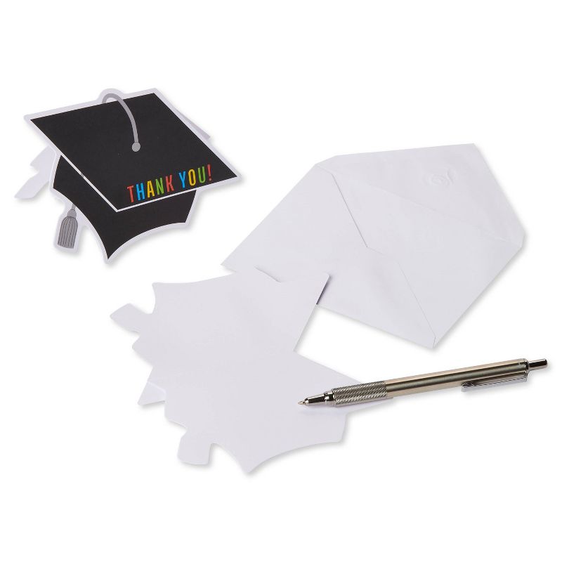 50ct Graduation Cap Thank You Cards